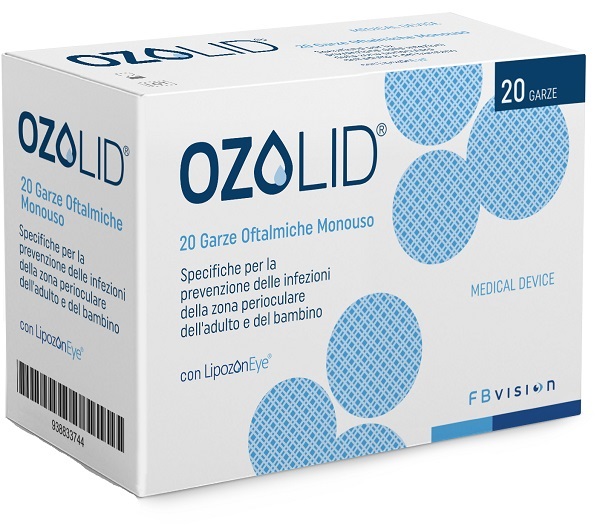 GARZA OZOLID OFTALMICA TNT CON OLIO OZONIZZATO IN FOSFOLIPIDI LIPOZONEYE 20 PEZZI - Doctor Vinz