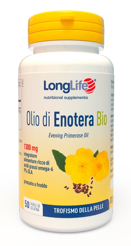 LONGLIFE OLIO ENOTERA BIO 1300 MG 50 PERLE - Doctor Vinz