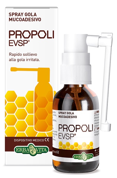 PROPOLI EVSP SPRAY GOLA MUCOADESIVO SENZA ALCOL 20ML - Doctor Vinz