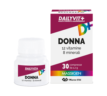 DAILYVIT+ DONNA MULTIVITAMINICO E MULTIMINERALE 30 COMPRESSE RIVESTITE - Doctor Vinz