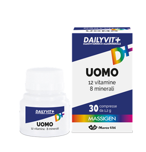 DAILYVIT+ UOMO MULTIVITAMINICO E MULTIMINERALE 30 COMPRESSE RIVESTITE - Doctor Vinz