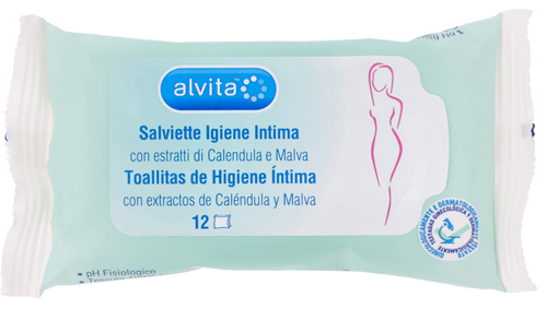 ALVITA SALVIETTE IGIENE INTIMA 12 PEZZI - Doctor Vinz