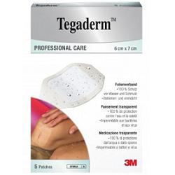 TEGADERM MEDICAZIONE IMPERMEABILE TRASPARENTE 5 PEZZI 6X7 CM - Doctor Vinz