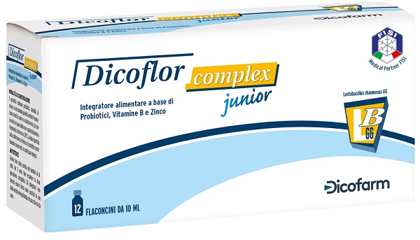 DICOFLOR COMPLEX JUNIOR 12 FLACONI DA 10 ML - Doctor Vinz