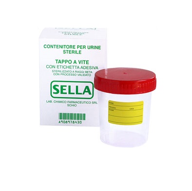 CONTENITORE PER URINA URIN TEST VACUUM STERILE 150ML - Doctor Vinz