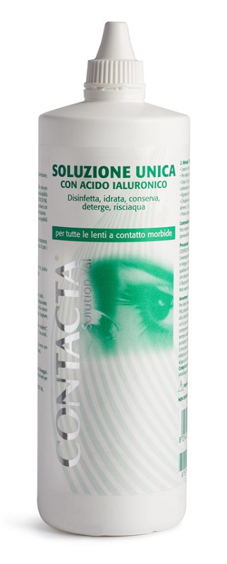 SOLUZIONE UNICA CON ACIDO IALURONICO PER LENTI A CONTATTO CONTACTA SOLUTION 360ML - Doctor Vinz