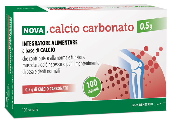 CALCIO CARBONATO 0,5G 100 CAPSULE - Doctor Vinz
