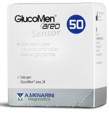 STRISCE GLUCOMEN AREO SENSOR PER ANALISI DEL GLUCOSIO 50 PEZZI - Doctor Vinz