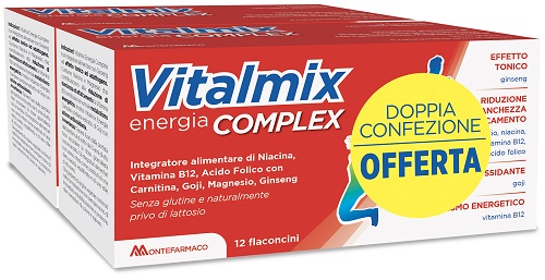 VITALMIX COMPLEX BIPACK 2 CONFEZIONI DA 12 FLACONCINI DA 12 ML - Doctor Vinz