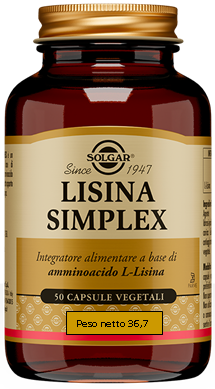 LISINA SIMPLEX 50 CAPSULE VEGETALI - Doctor Vinz