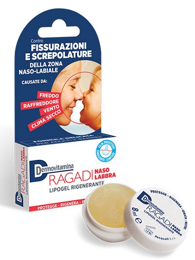 DERMOVITAMINA RAGADI NASO E LABBRA LIPOGEL RIPARATORE 8 ML - Doctor Vinz