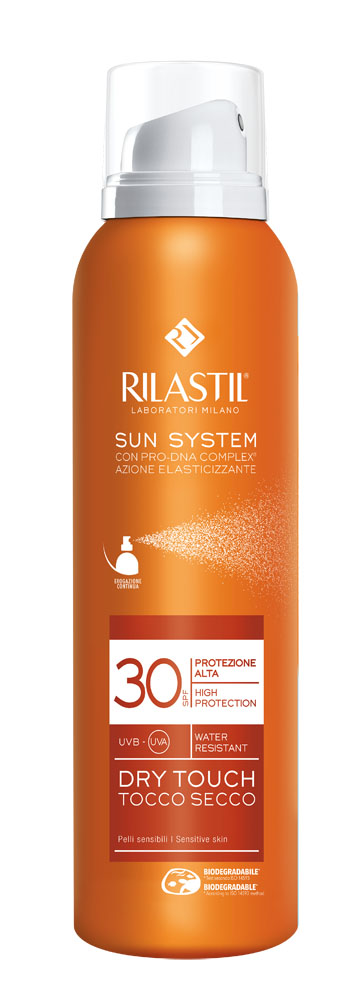RILASTIL SUN SYSTEM DRY TOUCH SPF 30 200 ML - Doctor Vinz