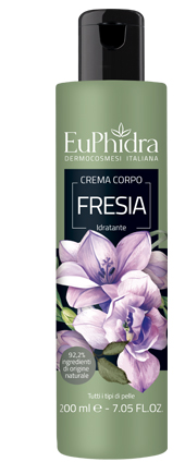EUPHIDRA CREMA CORPO IDRATANTE FRESIA IN FLACONE CON ETICHETTA - Doctor Vinz