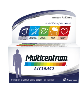 MULTICENTRUM UOMO 60 COMPRESSE - Doctor Vinz