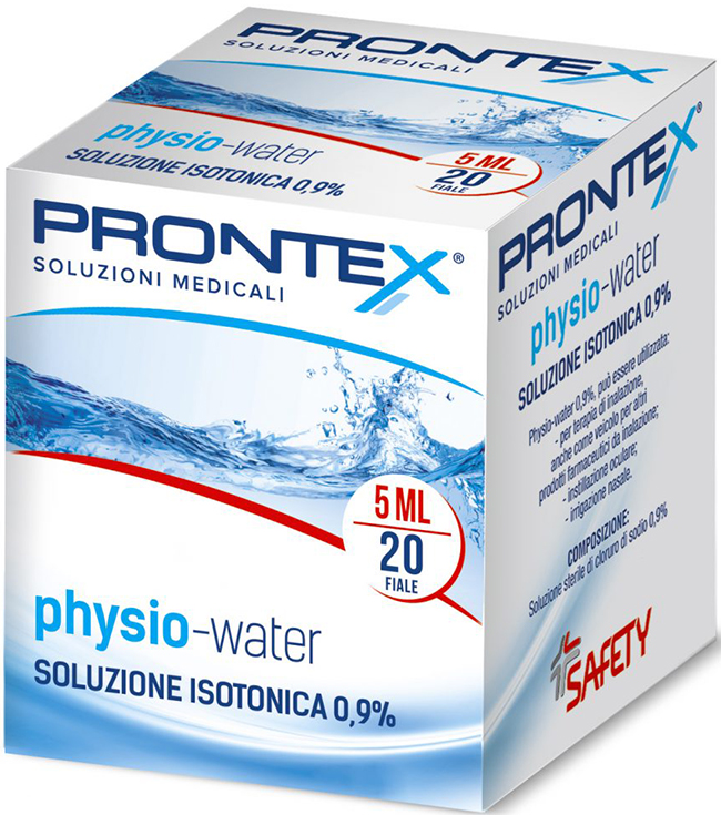 SOLUZIONE FISIOLOGICA PRONTEX PHYSIO ISOTONIC 20 FIALE DA 5 ML - Doctor Vinz
