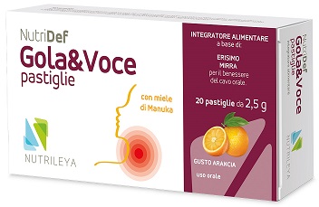 NUTRIDEF GOLA & VOCE ARANCIA 20 PASTIGLIE - Doctor Vinz