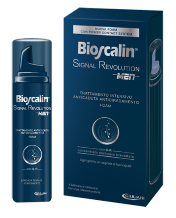 BIOSCALIN SIGNAL REVOLUTION MEN TRATTAMENTO INTENSIVO ANTICADUTA ANTIDIRADAMENTO FOAM 75 ML - Doctor Vinz