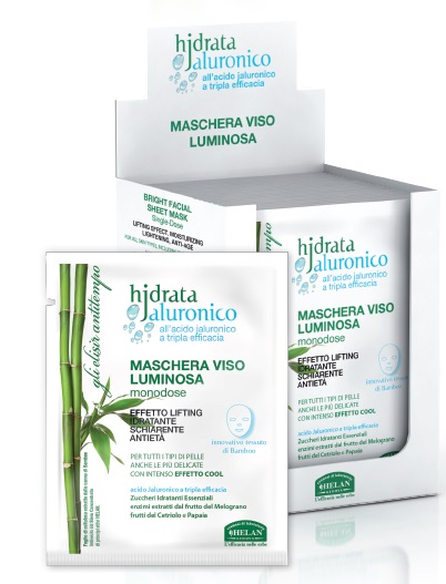 HJDRATA JALURONICO MASCHERA VISO LUMINOSA MONODOSE 15 ML - Doctor Vinz
