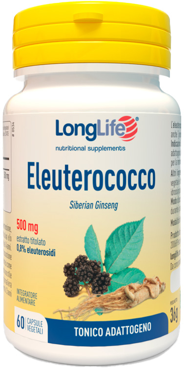 LONGLIFE ELEUTEROCOCCO 0,8% 60 CAPSULE 500MG - Doctor Vinz