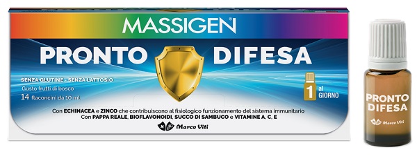 MASSIGEN PRONTO DIFESA 14 FLACONI X 10 ML - Doctor Vinz
