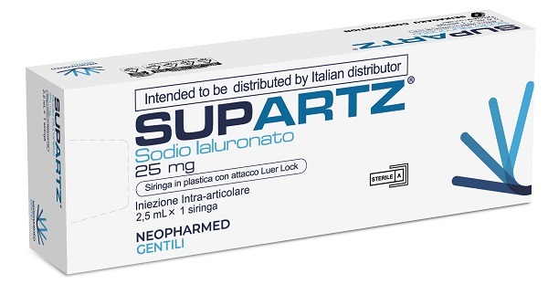 SIRINGA PRERIEMPITA INTRA-ARTICOLARE SUPARTZ ACIDO IALURONICO 25 MG 2,5 ML 1 PEZZO - Doctor Vinz