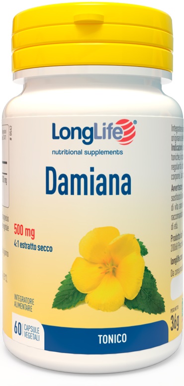 LONGLIFE DAMIANA 60 CAPSULE - Doctor Vinz