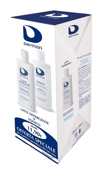 DERMON BIPACCO LATTE DETERGENTE 200 ML + TONICO 200 ML - Doctor Vinz