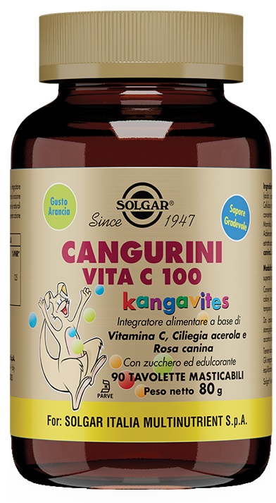 CANGURINI VITA C 100 90 TAVOLETTE MASTICABILI - Doctor Vinz