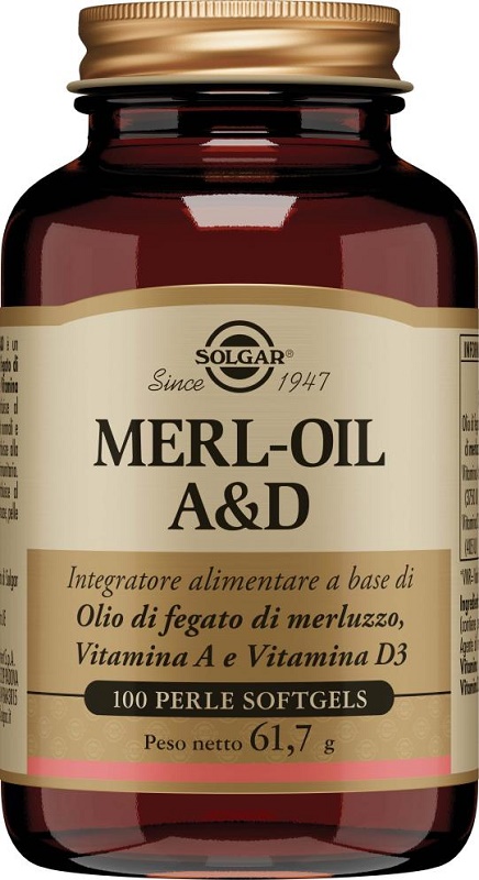 MERL OIL A&D 100 PERLE SOFTGEL - Doctor Vinz