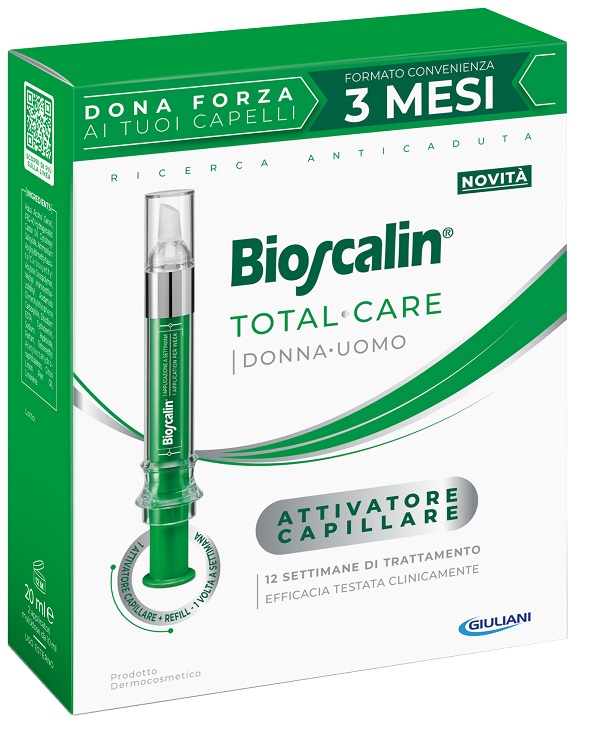 BIOSCALIN TOTAL CARE ATTIVATORE CAPILLARE 2 APPLICATORI MULTIDOSE X 10 ML - Doctor Vinz