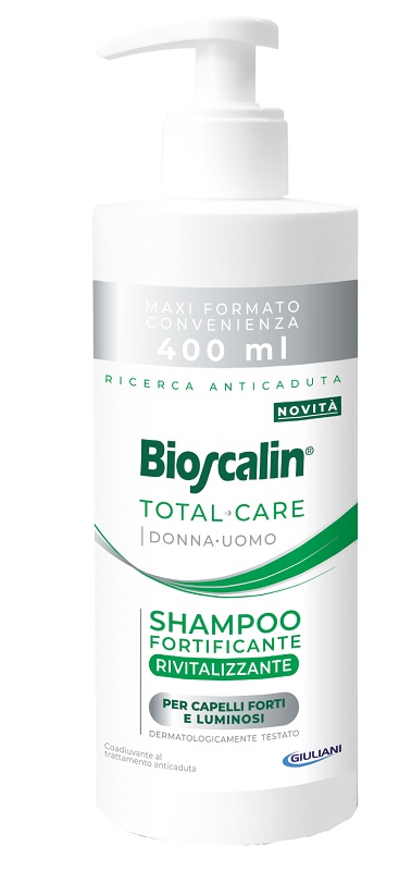 BIOSCALIN TOTAL CARE SHAMPOO FORTIFICANTE RIVITALIZZANTE 400 ML - Doctor Vinz