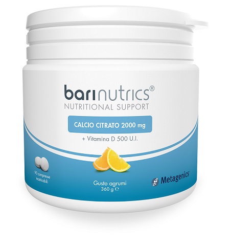 BARINUTRICS CALCIO CITRATO ARANCIA LIMONE ITA 90 COMPRESSE - Doctor Vinz
