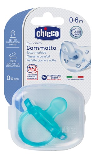 CHICCO GOMMOTTO IN SILICONE BOY 0-6 MESI 1 PEZZO - Doctor Vinz