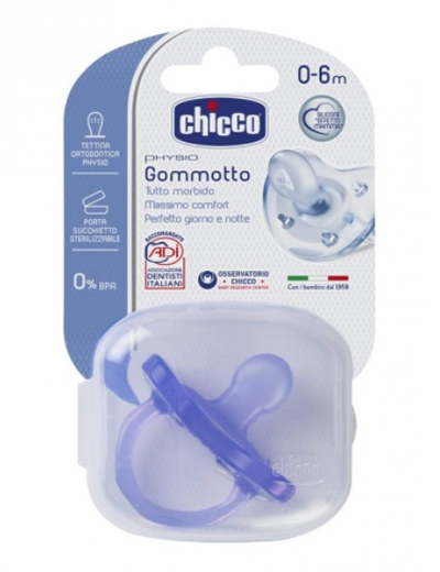 CHICCO GOMMOTTO IN SILICONE COLOR 0-6 MESI 1 PEZZO - Doctor Vinz