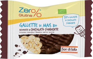ZER% GLUTINE GALLETTE MAIS RICOPERTE CIOCCOLATO FONDENTE BIO 32 G - Doctor Vinz