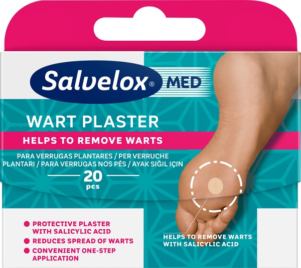 CEROTTO VESCICHE PLANTARI SALVELOX MED WART PLASTER 20 PEZZI - Doctor Vinz