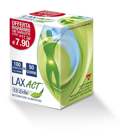 LAX ACT 13 ERBE 400 MG 100 TAVOLETTE - Doctor Vinz