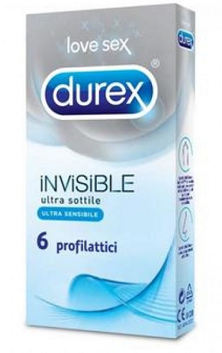 DUREX INVISIBLE PROFILATTICO 6 PEZZI - Doctor Vinz
