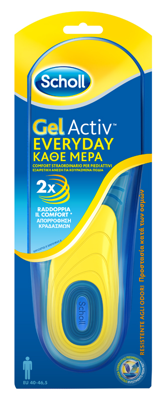 SCHOLL GEL ACTIV EVERYDAY UOMO - Doctor Vinz