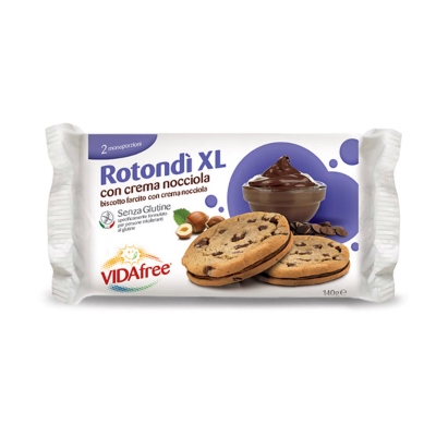 VIDAFREE ROTONDI CREMA NOCCIOLA 140 G - Doctor Vinz