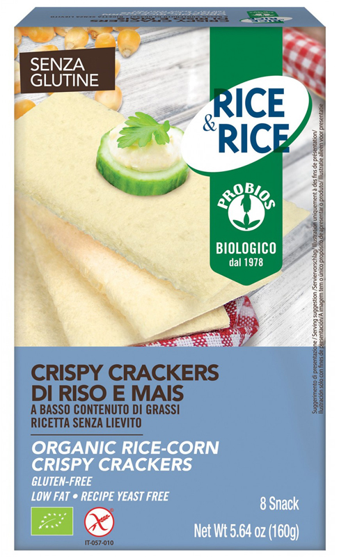 RICE&RICE CRISPY CRACKERS DI RISO E MAIS 160 G - Doctor Vinz