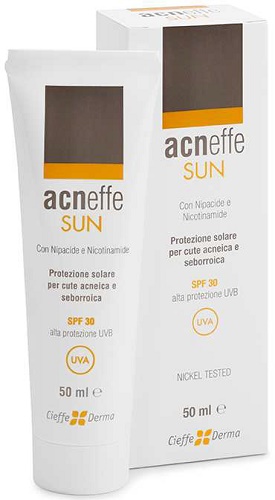ACNEFFE SUN SPF 30 ALTA PROTEZIONE UVB PER CUTE ACNEICA E SEBORROICA 50 ML - Doctor Vinz