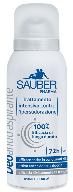 SAUBER ANTITRASPIRANTE 72 ORE SPRAY - Doctor Vinz
