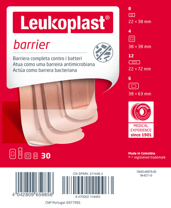 LEUKOPLAST BARRIER 30 PEZZI ASSORTITI - Doctor Vinz