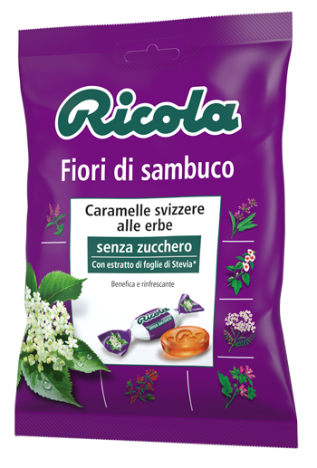 RICOLA FIORI DI SAMBUCO SENZA ZUCCHERO 70 G - Doctor Vinz