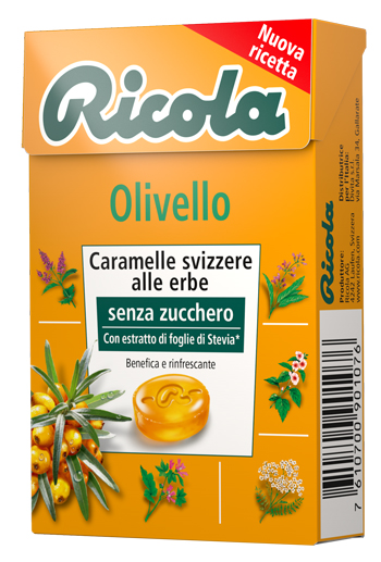 RICOLA OLIVELLO SPINOSO SENZA ZUCCHERO 50 G - Doctor Vinz
