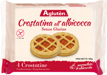 AGLUTEN CROSTATINA ALL'ALBICOCCA 180 G - Doctor Vinz