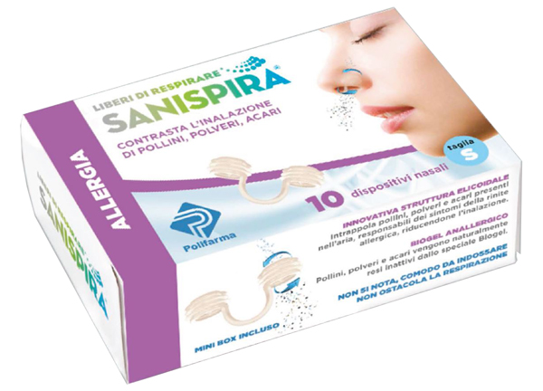 SANISPIRA ALLERGIA DISPOSITIVO NASALE 10 PEZZI TAGLIA S - Doctor Vinz