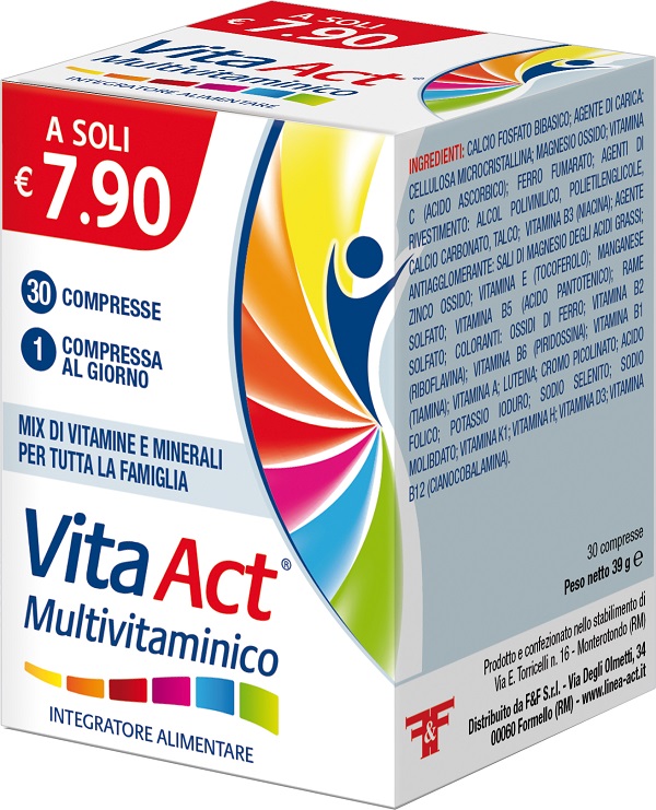 MULTIVITAMINICO ACT 30 COMPRESSE - Doctor Vinz