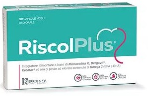 RISCOL PLUS - INTEGRATORE ALIMENTARE PER IL COLESTEROLO - 30 CAPSULE - Doctor Vinz